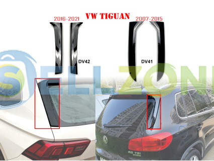 Δύο μοντέλα πλαϊνής αεροτομής πορτμπαγκάζ VW Tiguan - DV41 DV42